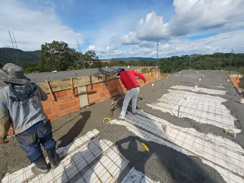 Imagem ilustrativa de Concreto bombeado para laje